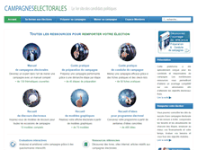 Tablet Screenshot of campagnes-electorales.fr